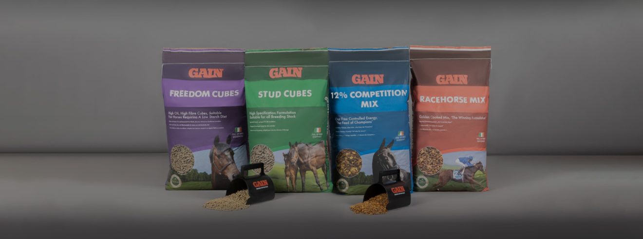 Image of GAIN Equine product packs