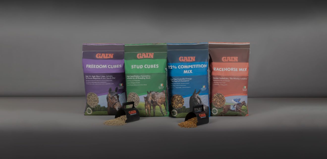 Image of GAIN Equine product packs