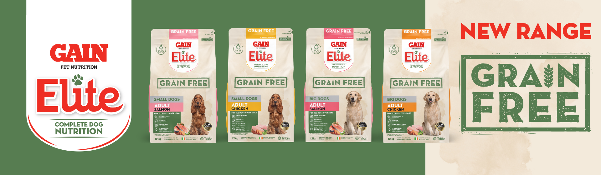GAIN Elite Grain Free Launch GAIN Pet
